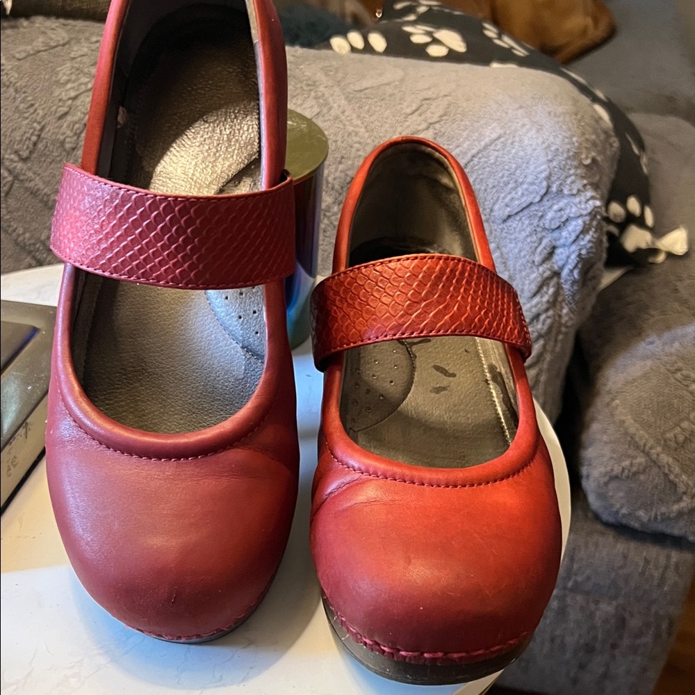 Sanita Red Mary Jane